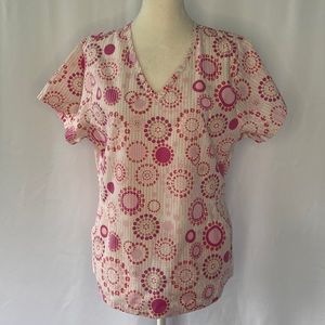 💜3/$15 Los Angeles Rose Scrub with Circles